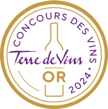  médaille or Concours Terre de vins 2024